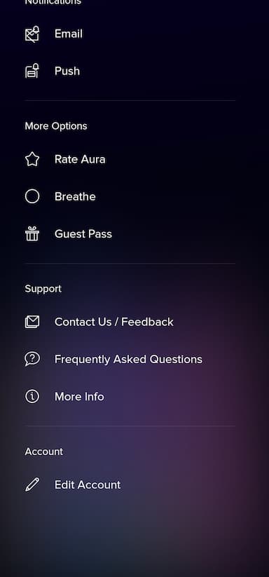 4. Select the Edit Account Option.